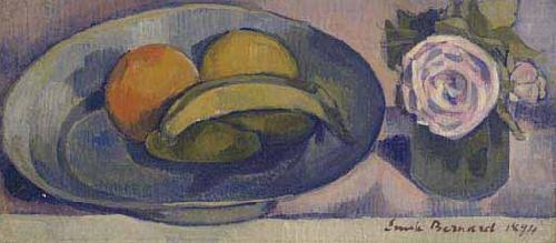 Nature morte a la banane, Emile Bernard